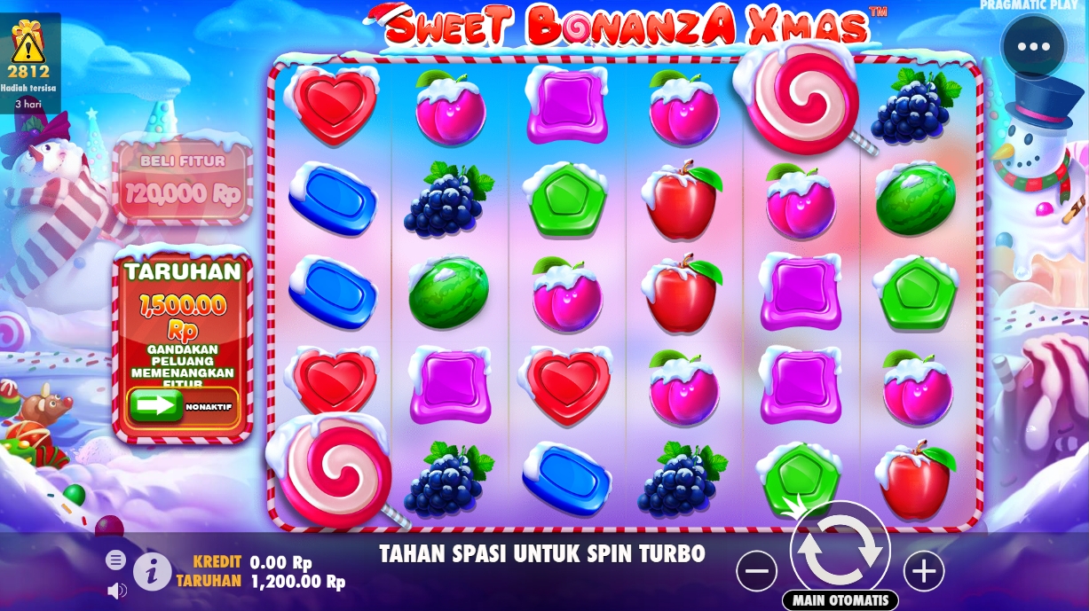 Sweet Bonanza Xmas™ : Demo Gratis dari Pragmatic Play